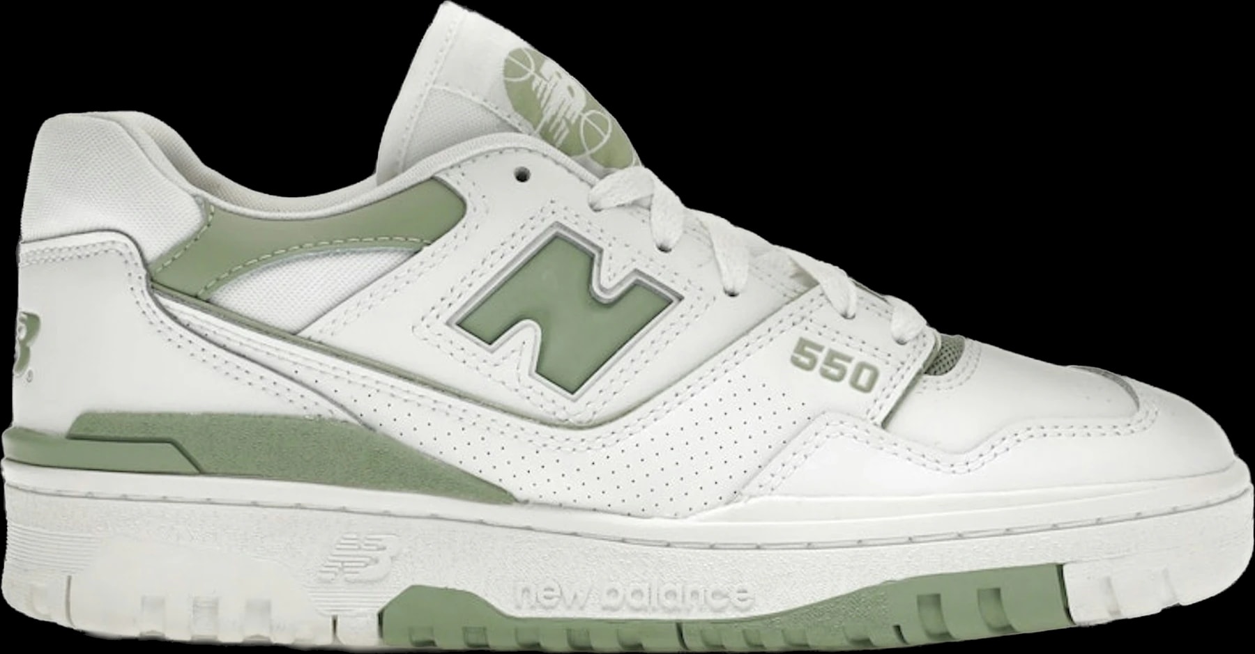 550 White / Mint Green